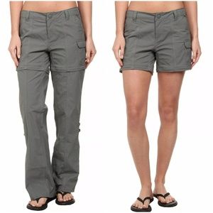 THE NORTHFACE Paramount Convertible Pants / Shorts Hiking Gray size 4